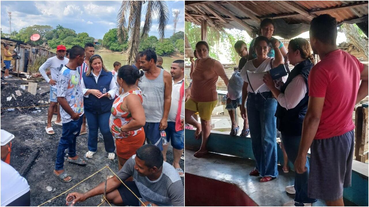 Incendio en Nuevo Milenio, Montería: Defensoría pide a la UNGRD brindar atención necesaria a comunidad afectada