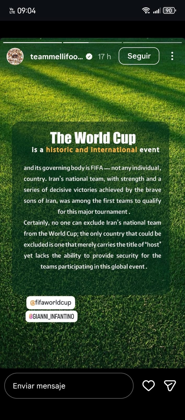 Selección de Irán le respondió a Donald Trump y dijo que nadie los puede vetar del mundial.