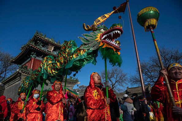 Año nuevo lunar en China.