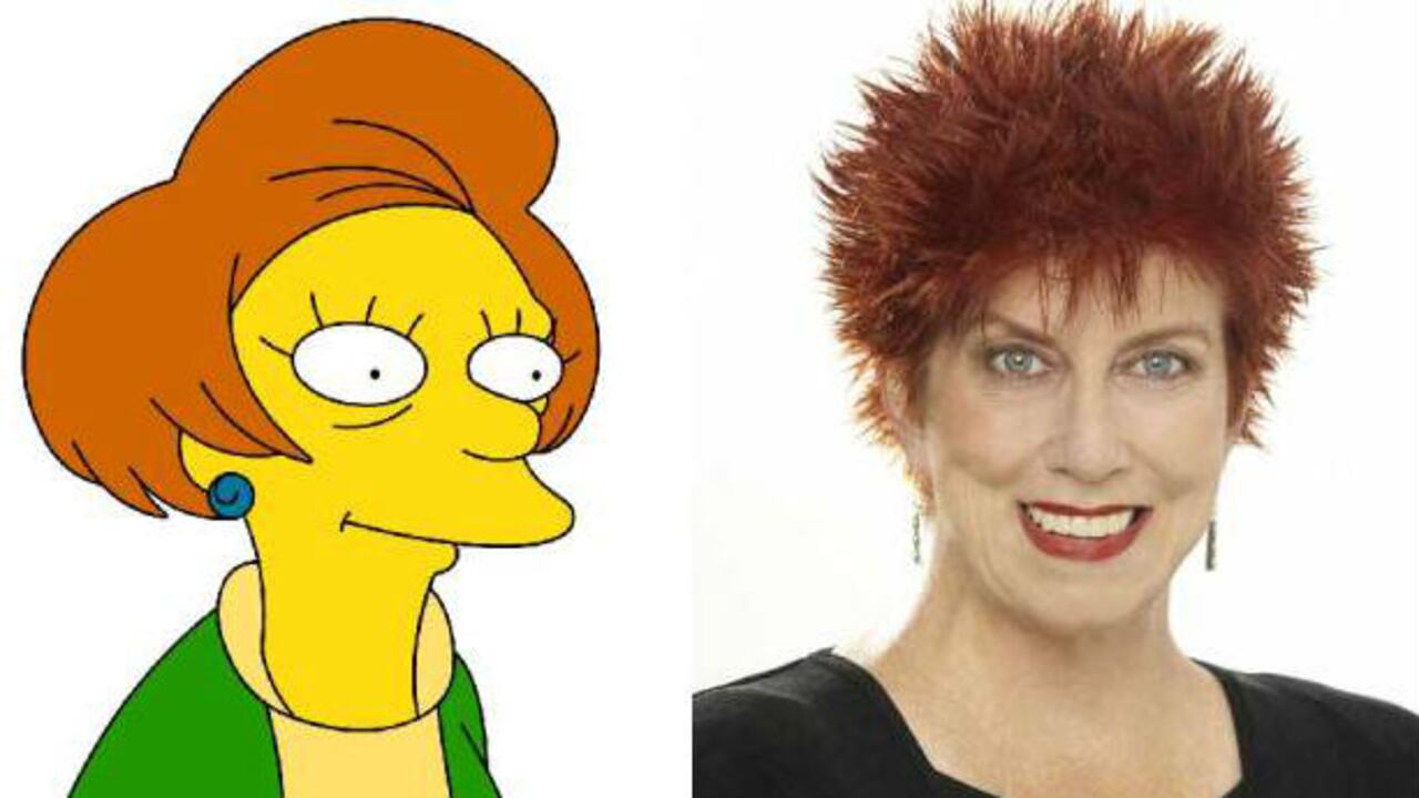 Marcia Wallace fue la voz de la profesora Edna Krabappel.