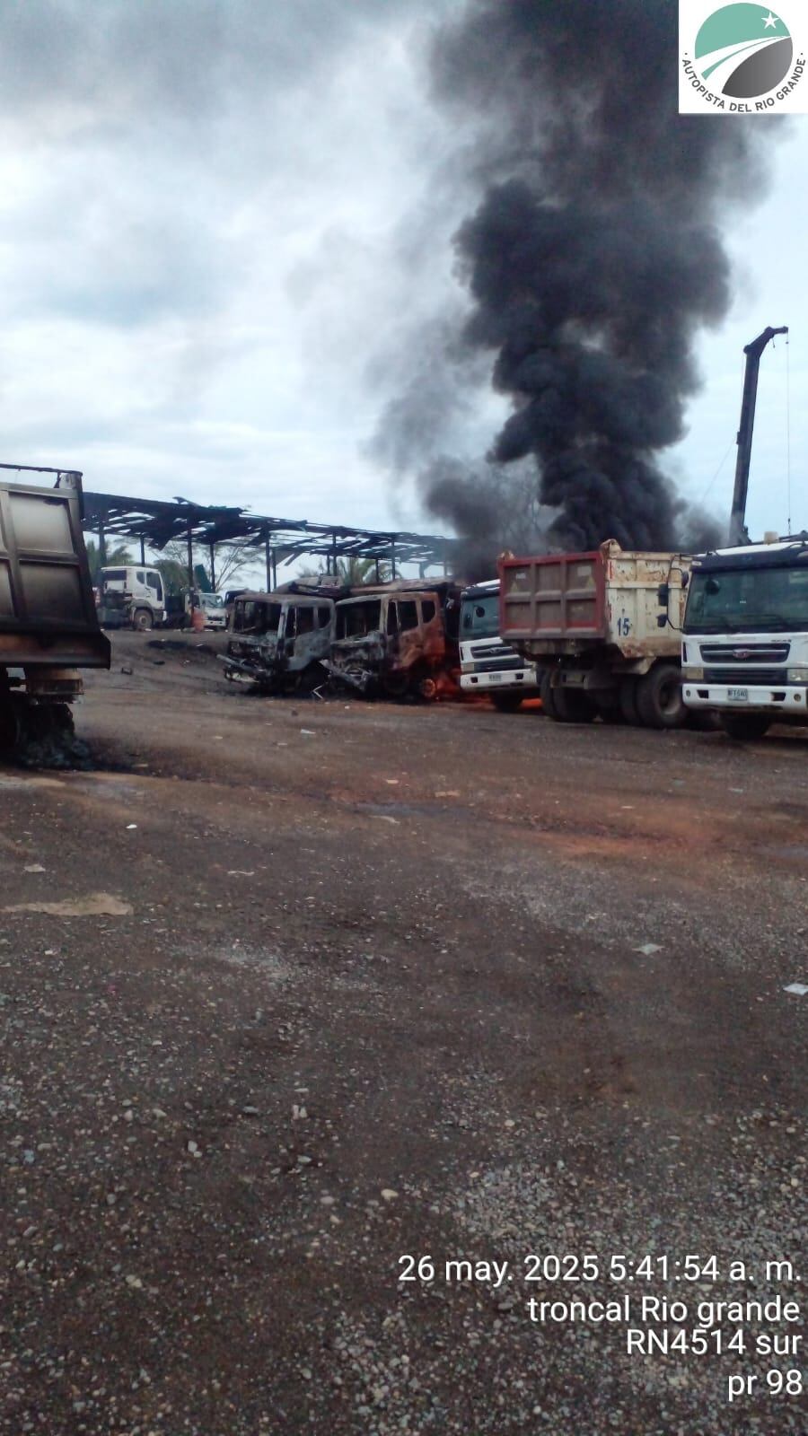 Atentado en Concesión Río Grande