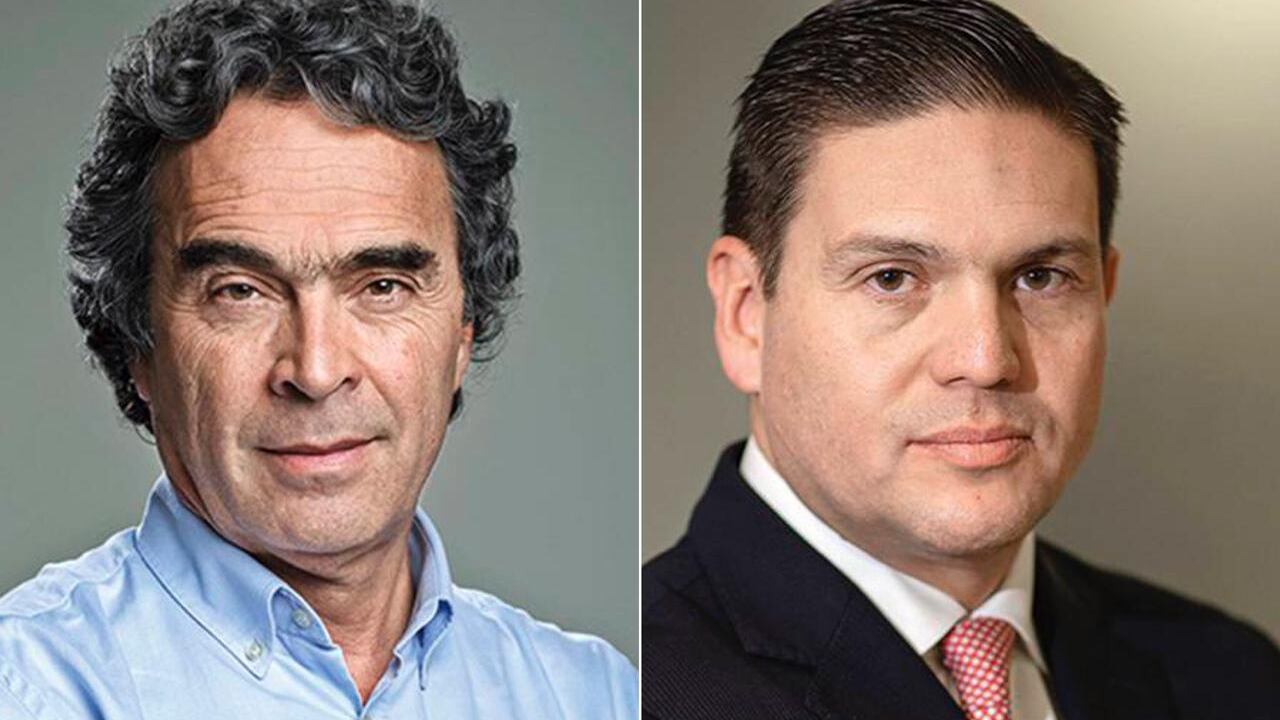 Sergio Fajardo y Juan Carlos Pinzón.