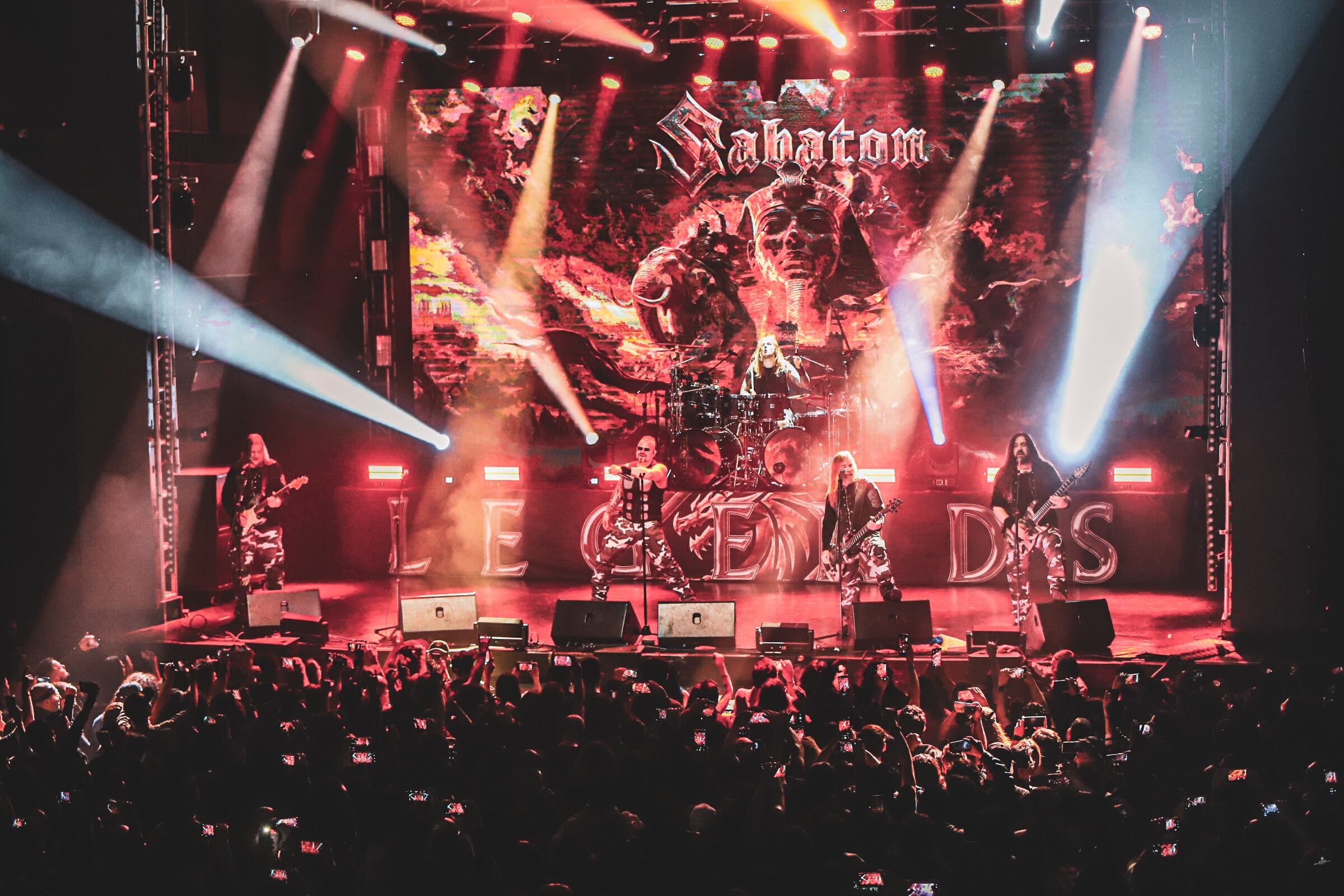 Sabaton en el Royal Center de Bogotá, 9 de mayo 2025.