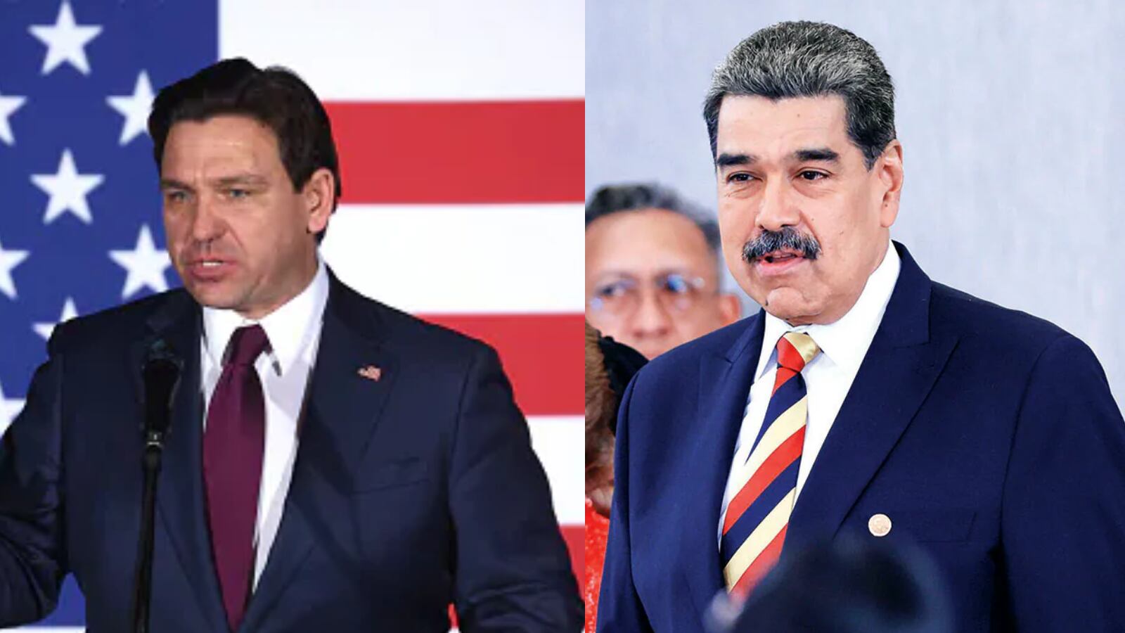 El gobernador de Florida, Ron DeSantis, durante una comparecencia pública en la que afirmó que el estado evalúa presentar cargos propios contra Nicolás Maduro, en paralelo al proceso federal que enfrenta en Nueva York.