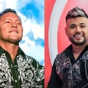 Ciro Quiñonez y Giovanny Ayala, cantantes de música popular.