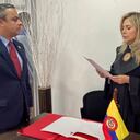 Posesión de Juan Camilo Restrepo como alcalde encargado de Medellín.