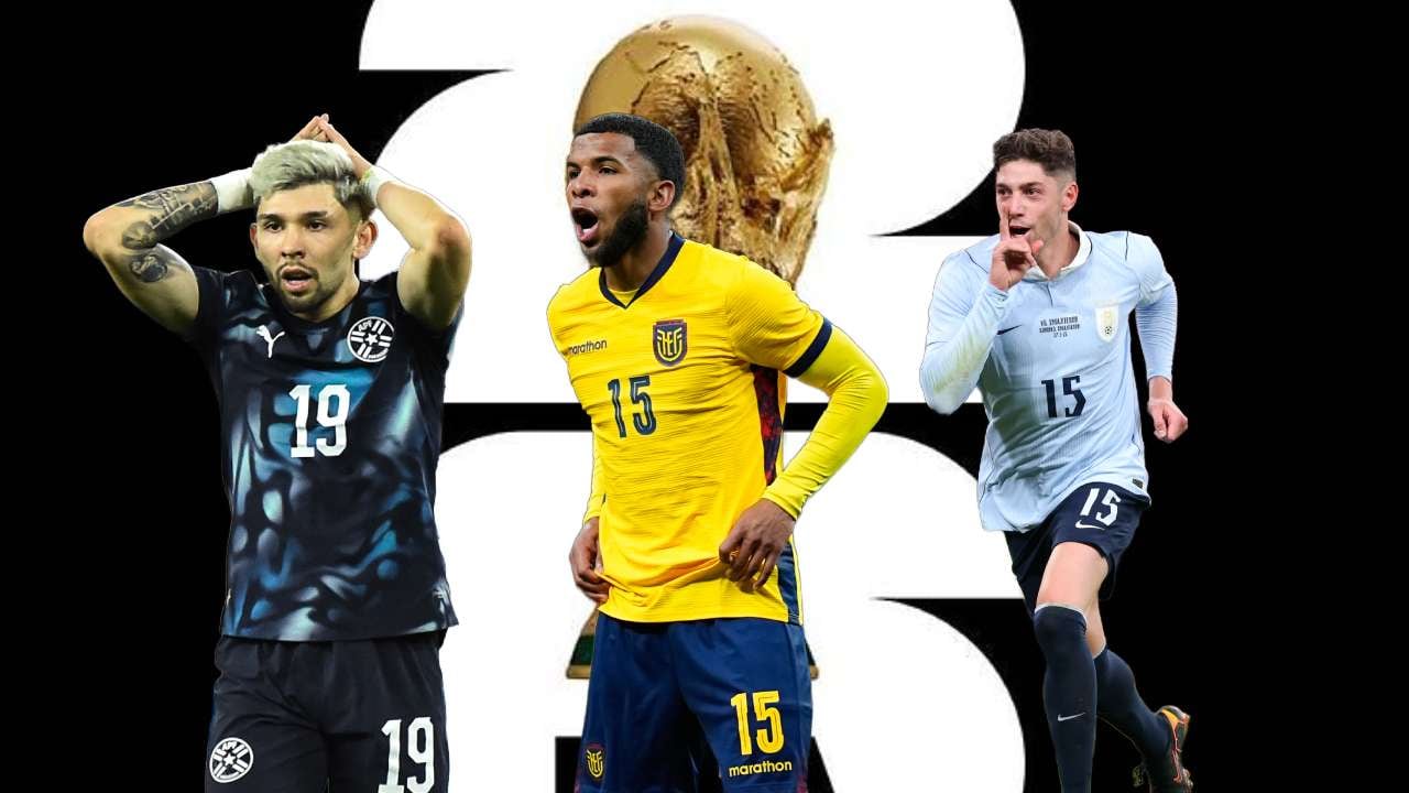 Julio Enciso de Paraguay, Pedro Vite de Ecuador y Federico Valverde de Uruguay.