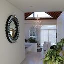 Foto de la sala de la casa del estilista Mauricio Leal.