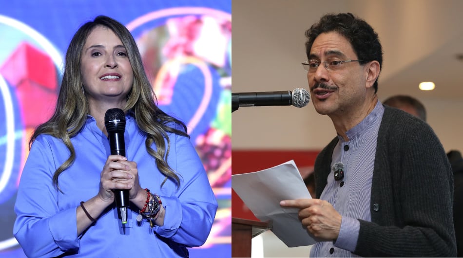 Paloma Valencia e Iván Cepeda.