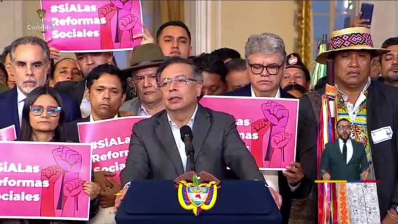Ante el inminente hundimiento de la reforma laboral en la Comisión Séptima del Senado, tras la radicación de una ponencia de archivo con el respaldo de ocho congresistas, el presidente Gustavo Petro hizo una declaración desde la Casa de Nariño para fijar su postura.