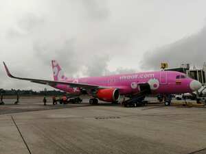 Primer vuelo internacional desde el aeropuerto JMC tras reapertura de aeropuerto