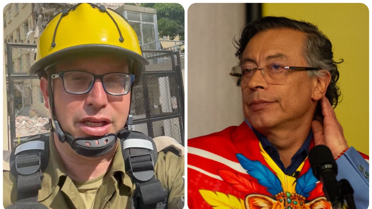 Roni Kaplan y Gustavo Petro.