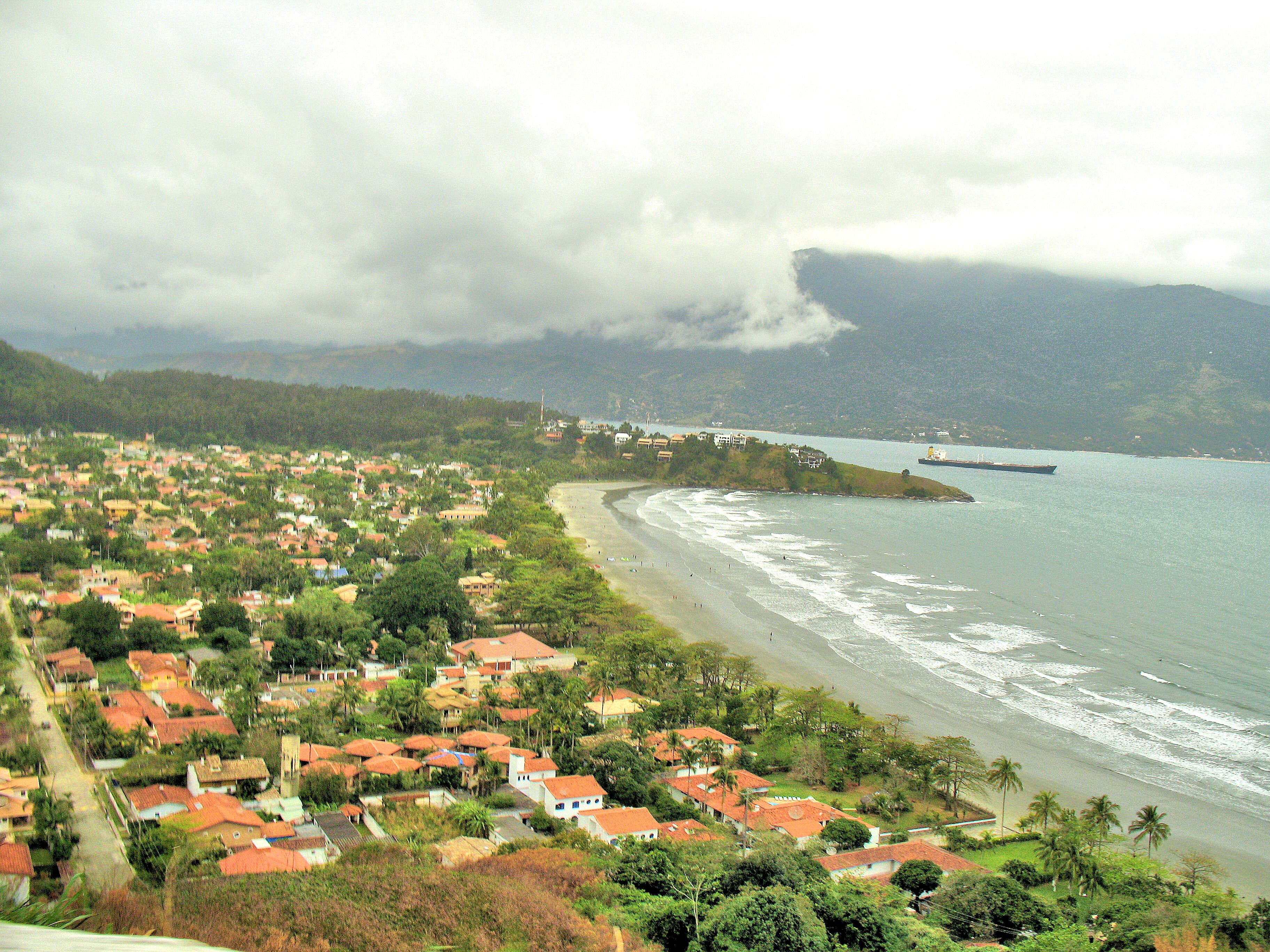 San Sebastián, vista de la ciudad, Brasil.