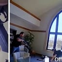 La cámara del policía registró el momento en que la asesina fue dada de baja