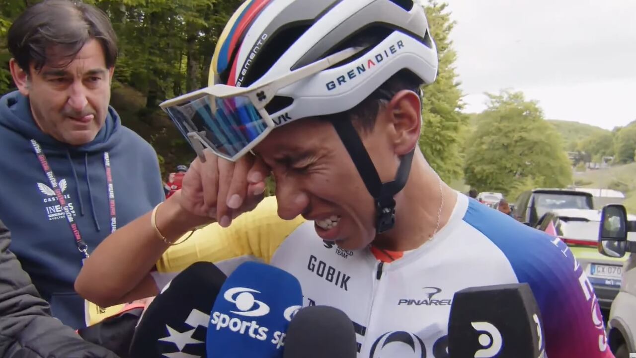 Declaraciones de Egan Bernal tras su tercer puesto en la etapa 7 del Giro de Italia 2025