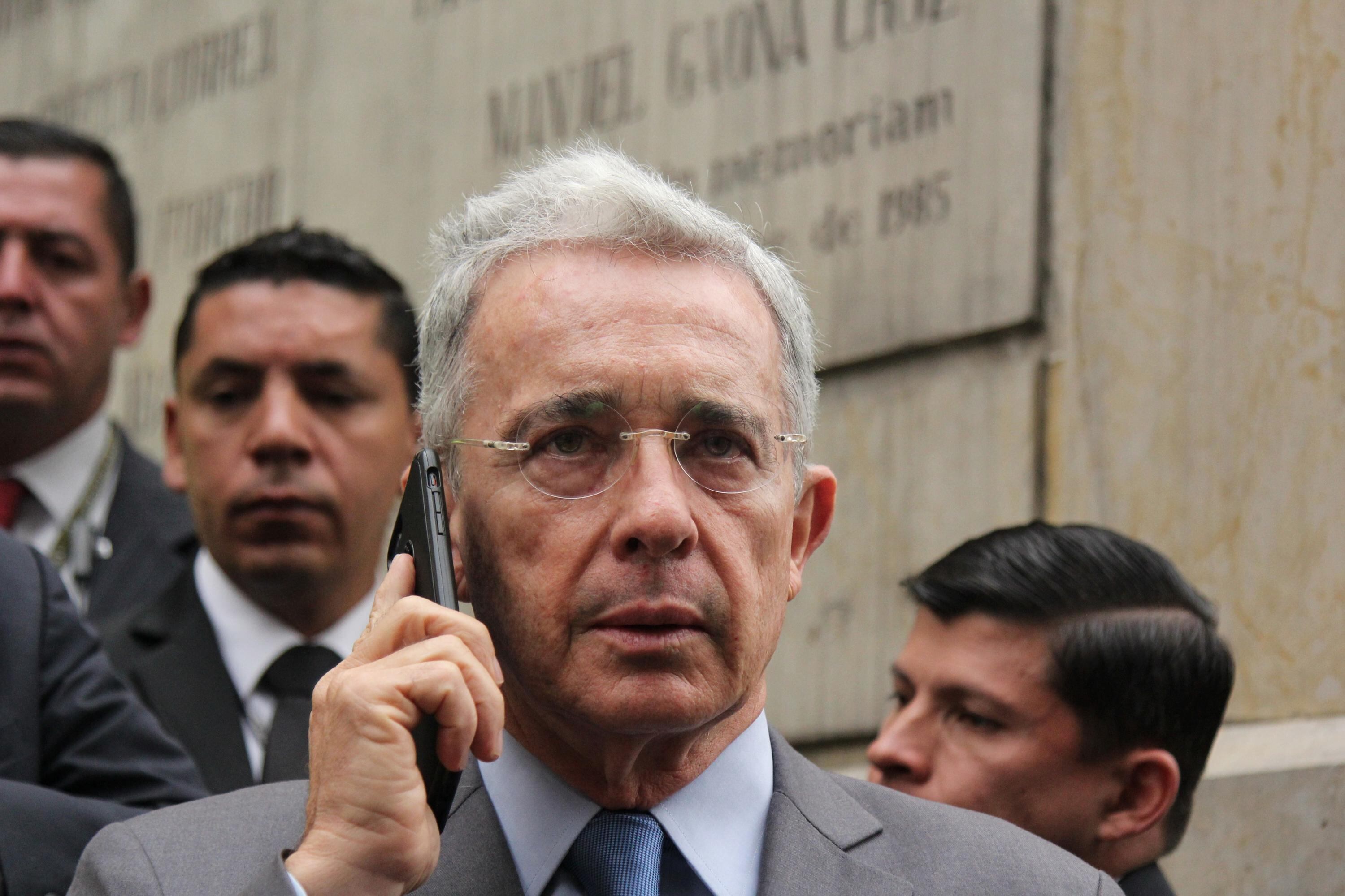 Álvaro Uribe Vélez, senador del Centro Democrático.