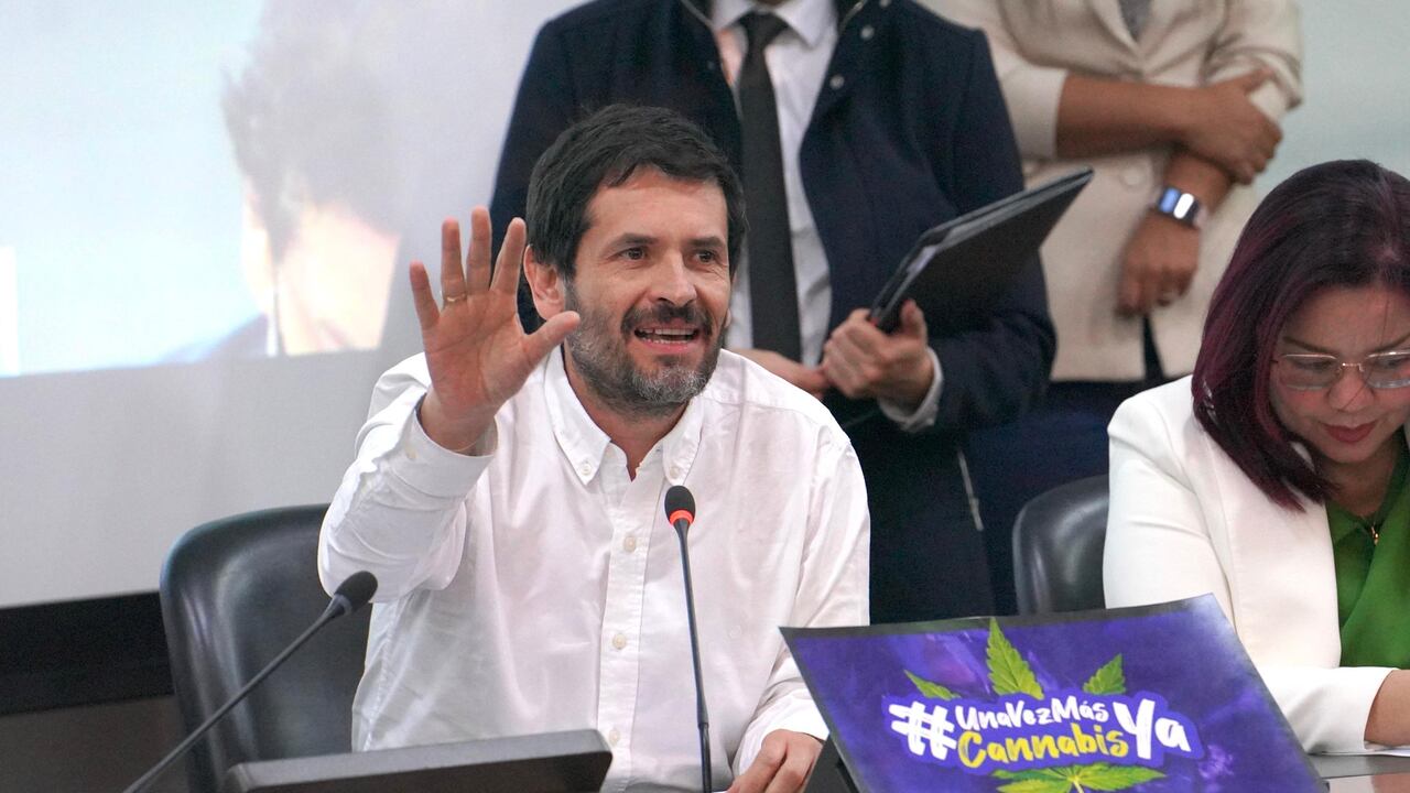Representante Juan Carlos Losada en el debate de regularización del cannabis de uso adulto.