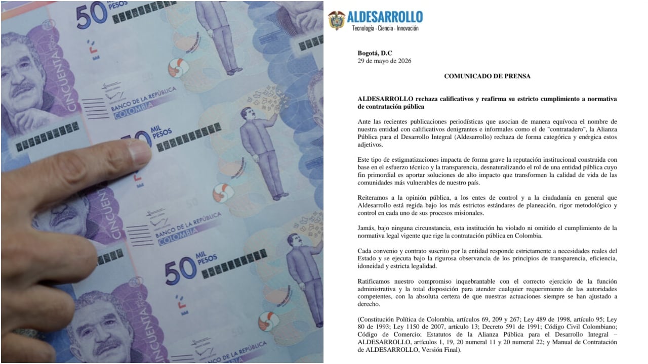 Aldesarrollo responde a través de un comunicado de prensa a cuestionamientos por contratos públicos