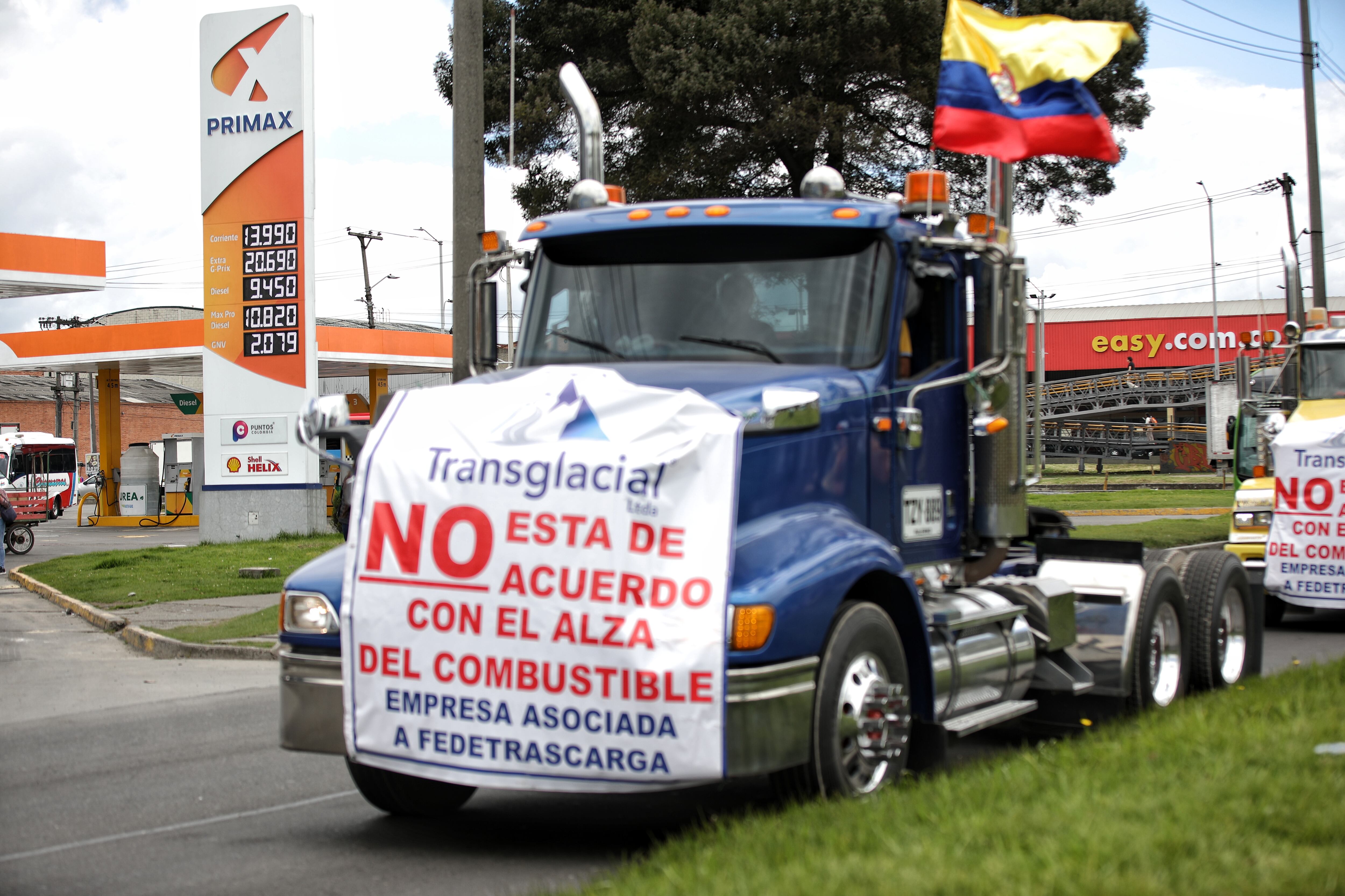 Protestas al gobierno de Gustavo Petro por el incremento en los precios de combustibles