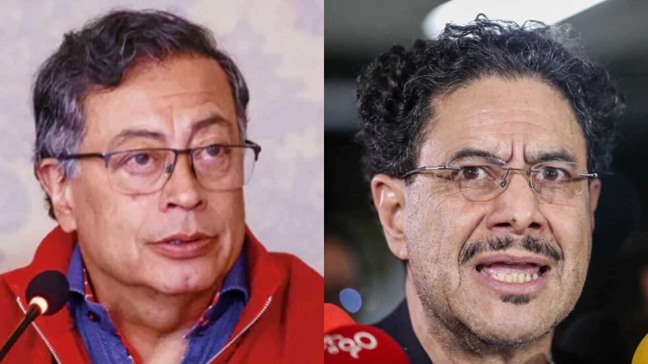 De izquierda a derecha: Gustavo Petro e Iván Cepeda.