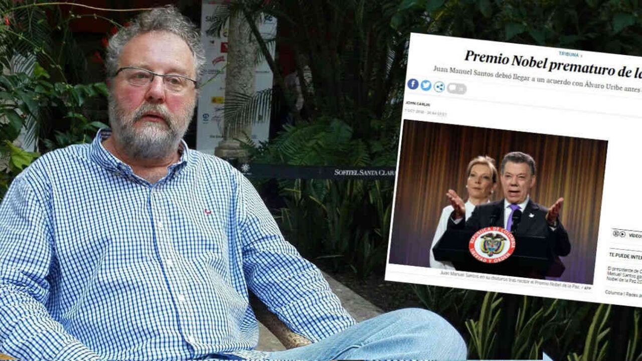 Periodista británico John Carlin.