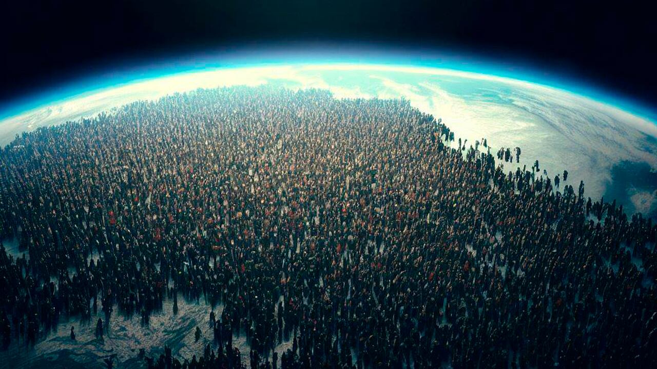 Una IA pronostica que en futuro el mundo sufrirá una crisis por sobrepoblación.