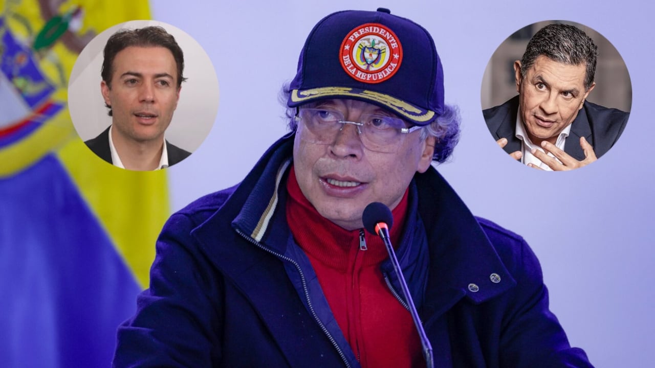 Daniel Quintero, Gustavo Petro y Jorge Iván Ospina.