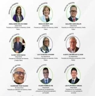 Integrantes de la junta de Ecopetrol