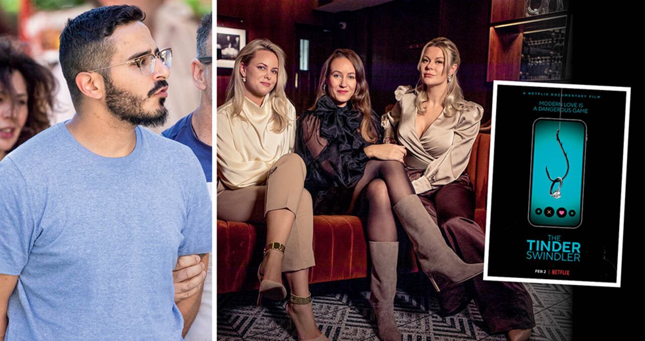 En The Tinder Swindler, tres mujeres cuentan cómo Shimon Hayut se hizo pasar por un millonario para enamorarlas y estafarlas.