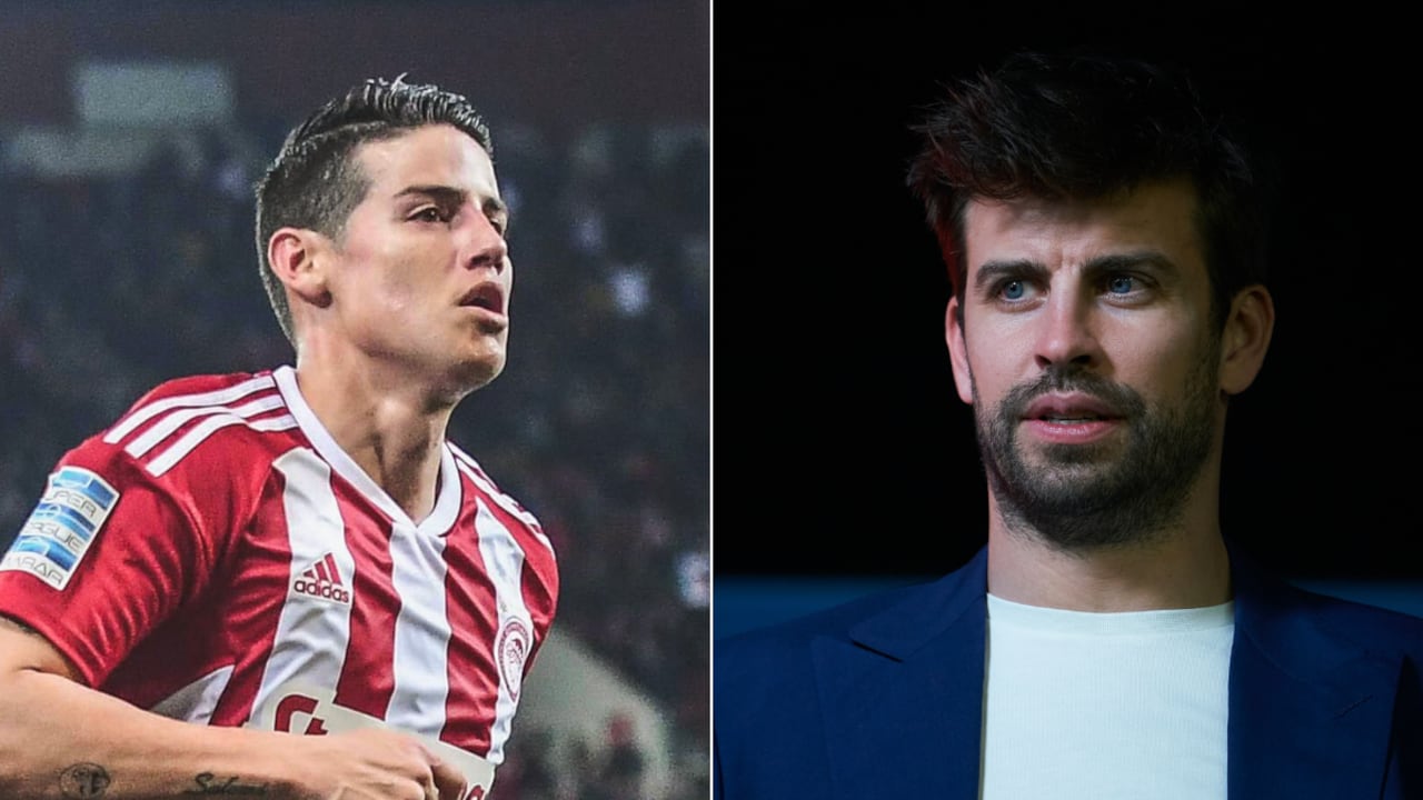 James Rodríguez y Piqué.