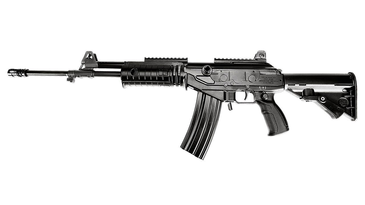 El fusil Galil, de origen israelí, es el que usa el Ejército en sus operaciones de control territorial en Colombia.