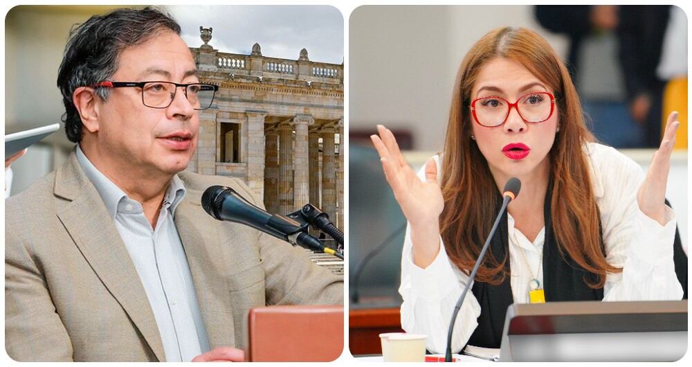Gustavo Petro y Catherine Juvinao.