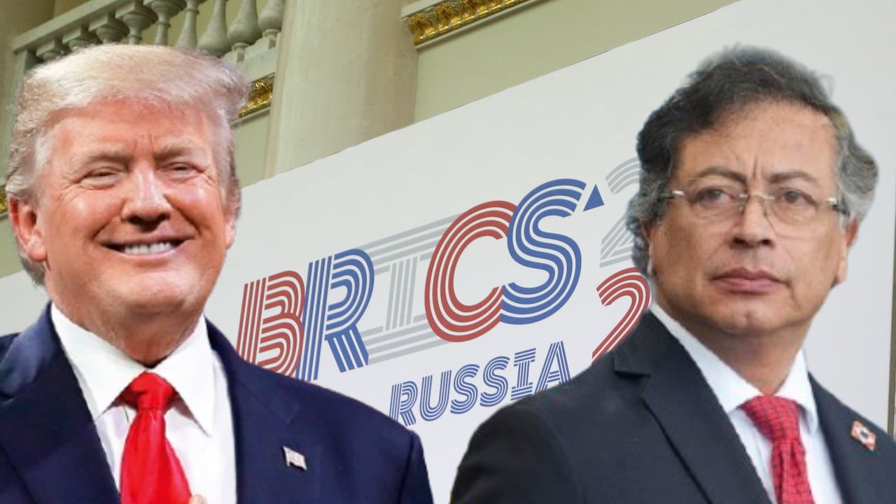 Donald Trump y Gustavo Petro.