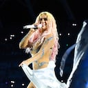 ORLANDO, FLORIDA - SEPTEMBER 24: Karol G performs during her "Mañana Será Bonito" Tour at Camping World Stadium on September 24, 2023 in Orlando, Florida. (Photo by Gerardo Mora/Getty Images)