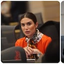 Saray Robayo, representante a la Cámara del Partido de la U y Roy Barreras, presidente del Congreso.