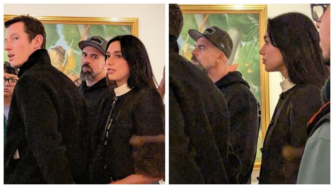 Dua Lipa fue vista en varios lugares de Bogotá antes de su esperada presentación.