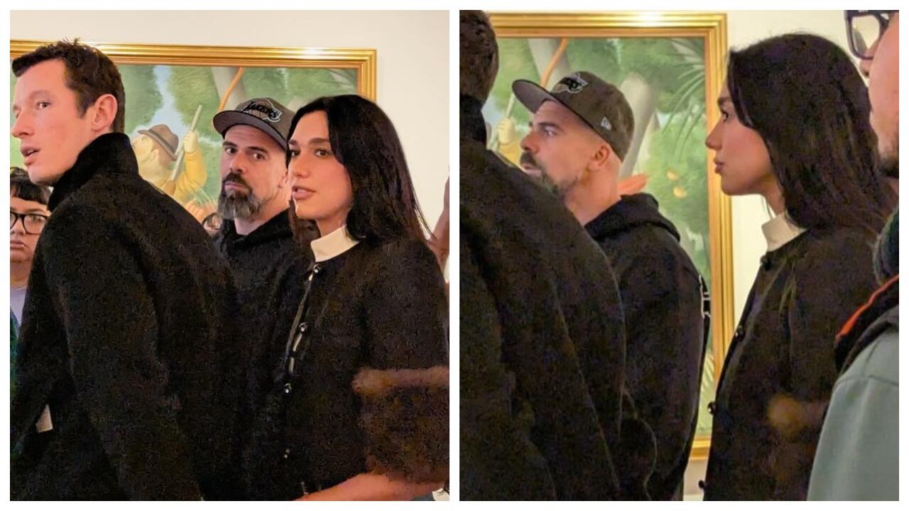 Dua Lipa fue vista en varios lugares de Bogotá antes de su esperada presentación.