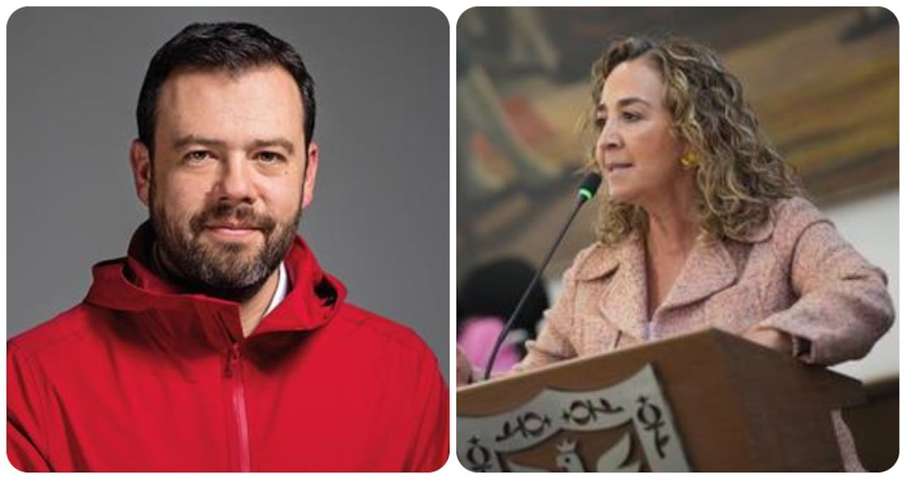 Carlos Fernando Galán y la concejal Sandra Forero