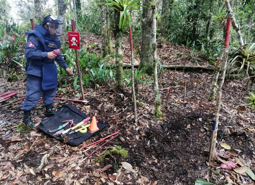 Ever Uni, el soldado de la etnia Yanacona