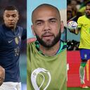 Messi, Mbappé, Dani Alves, Neymar.