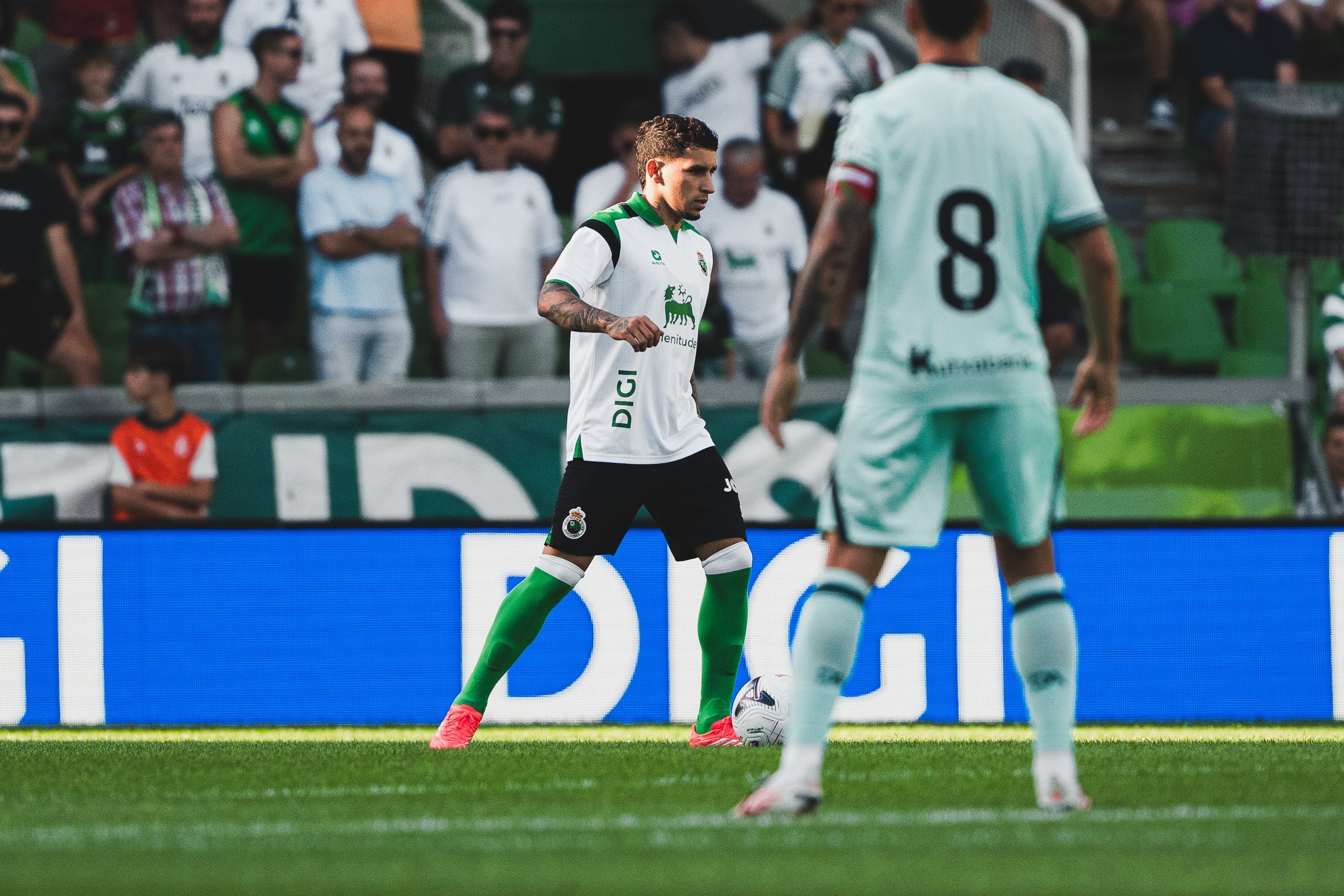Gustavo Puerta, volante del Real Racing Club de Santander.