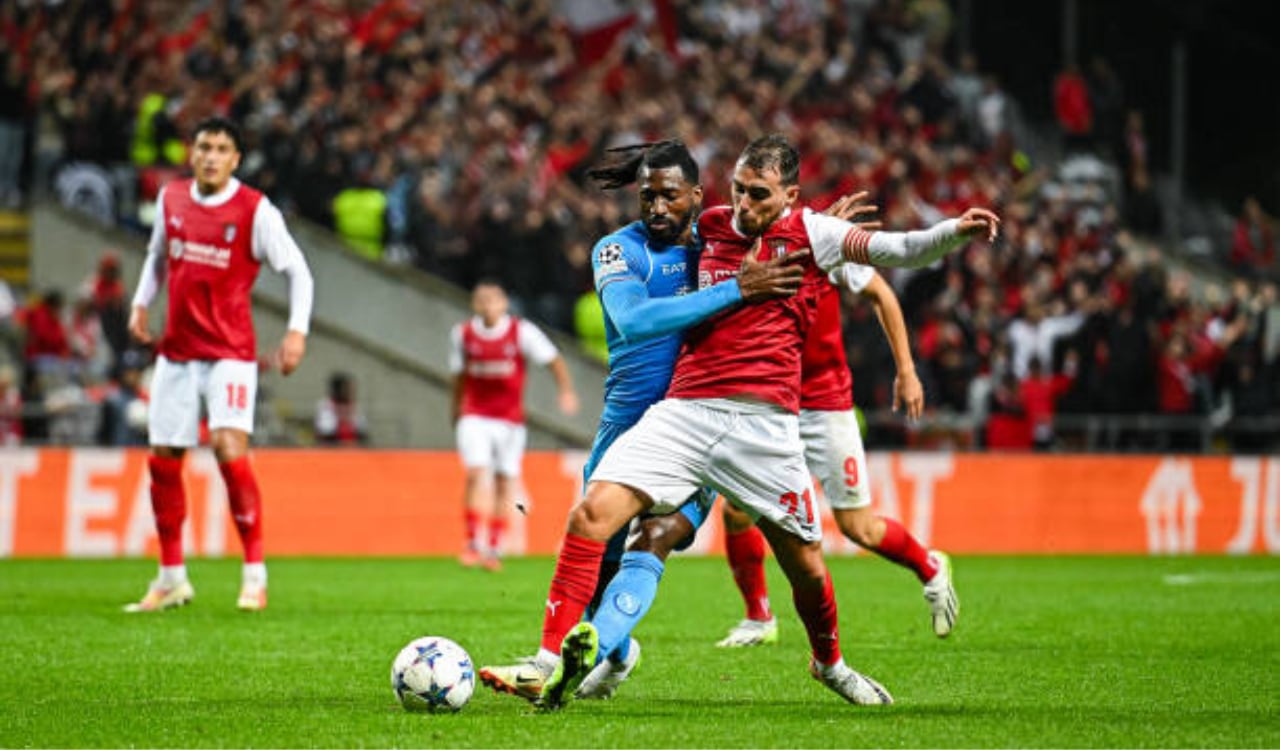 Braga ya recibió a Napoli en esta edición de la UCL