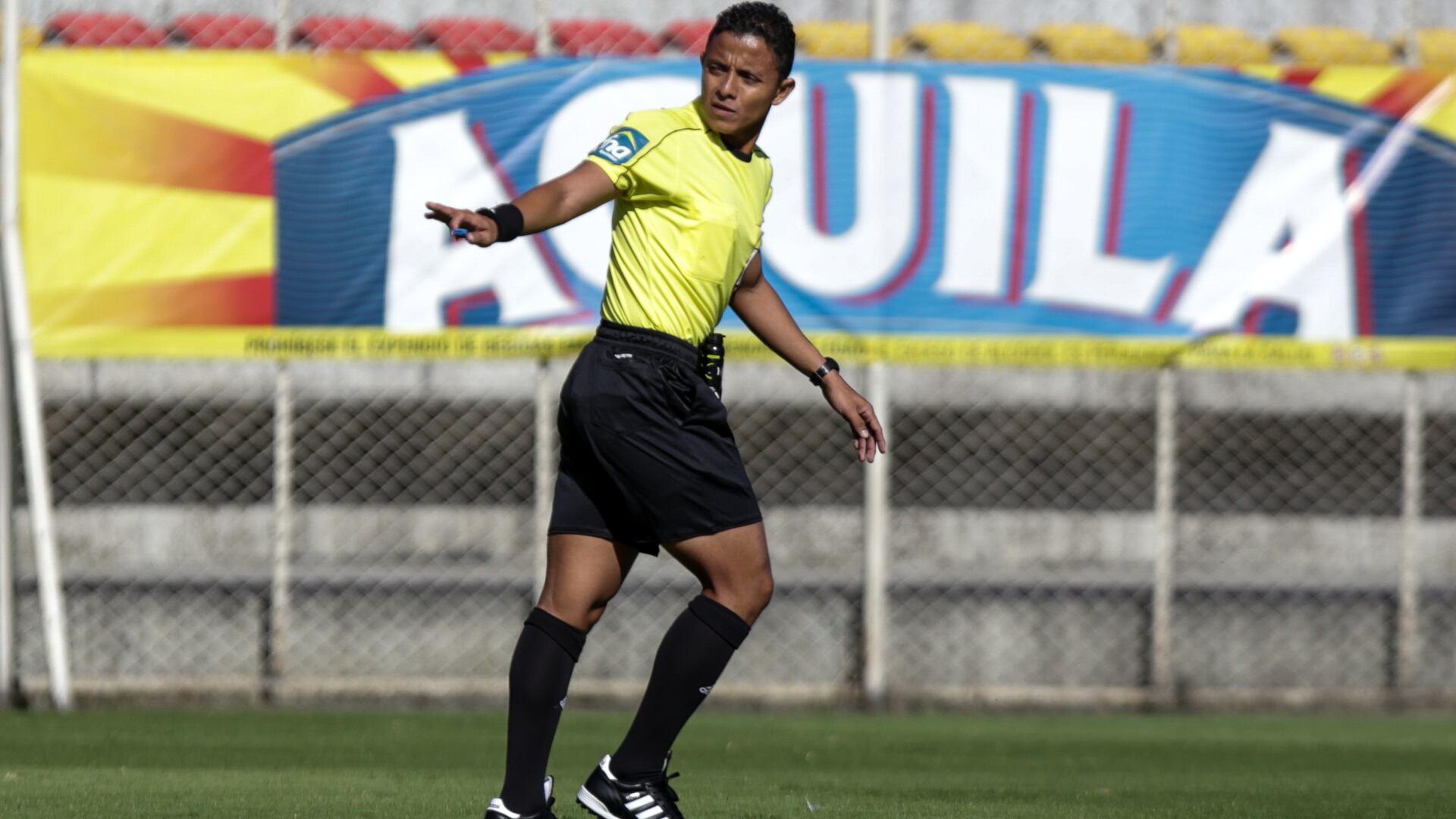 Bismarks Santiago, árbitro del departamento del Atlántico.