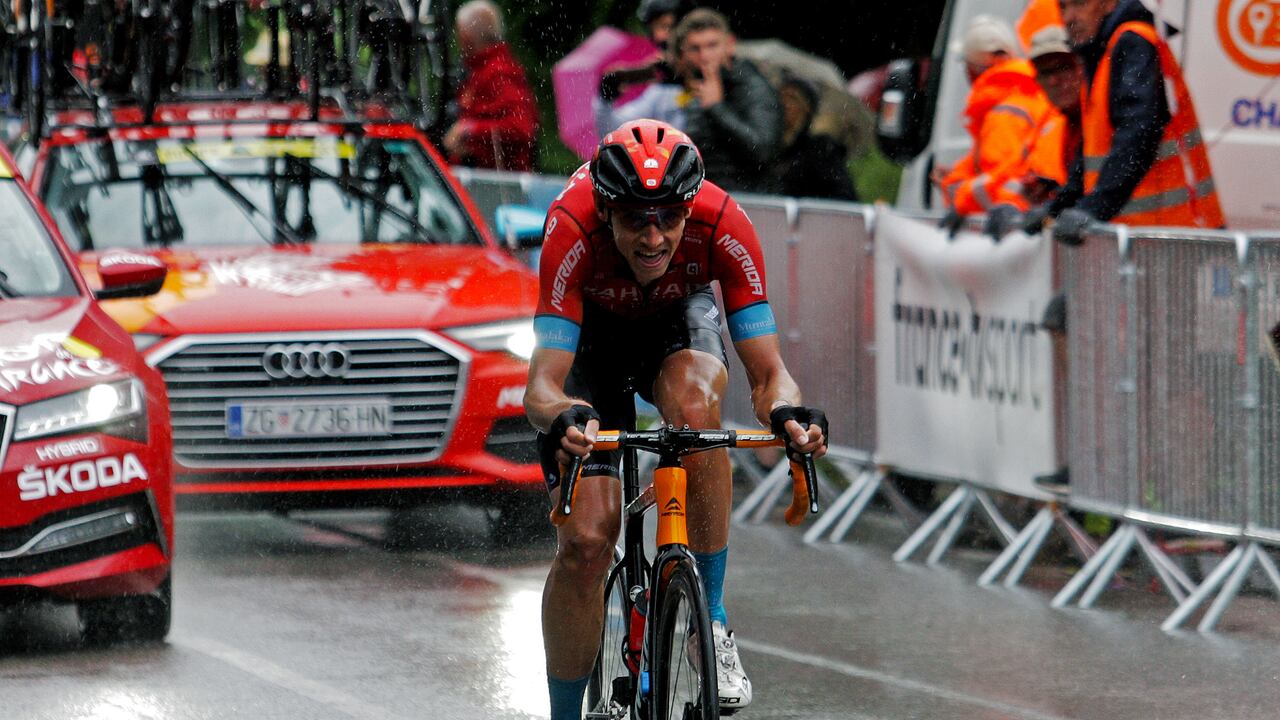 Dylan Teuns del Bahrain Victorious ganador en la Grand Bonard octava Etapa