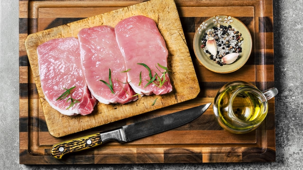 La carne de cerdo es muy consumida.