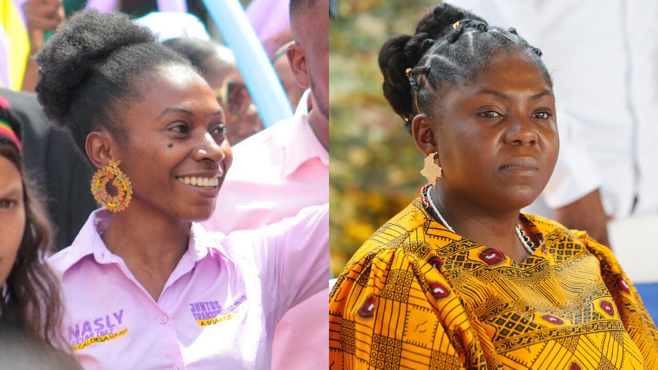 Nasly Lucumí y Francia Márquez.