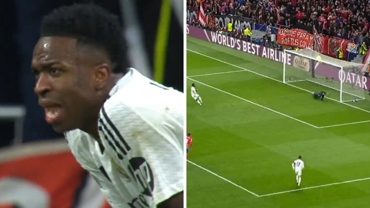 Vinícius Júnior mandó un penal a las nubes en Champions.