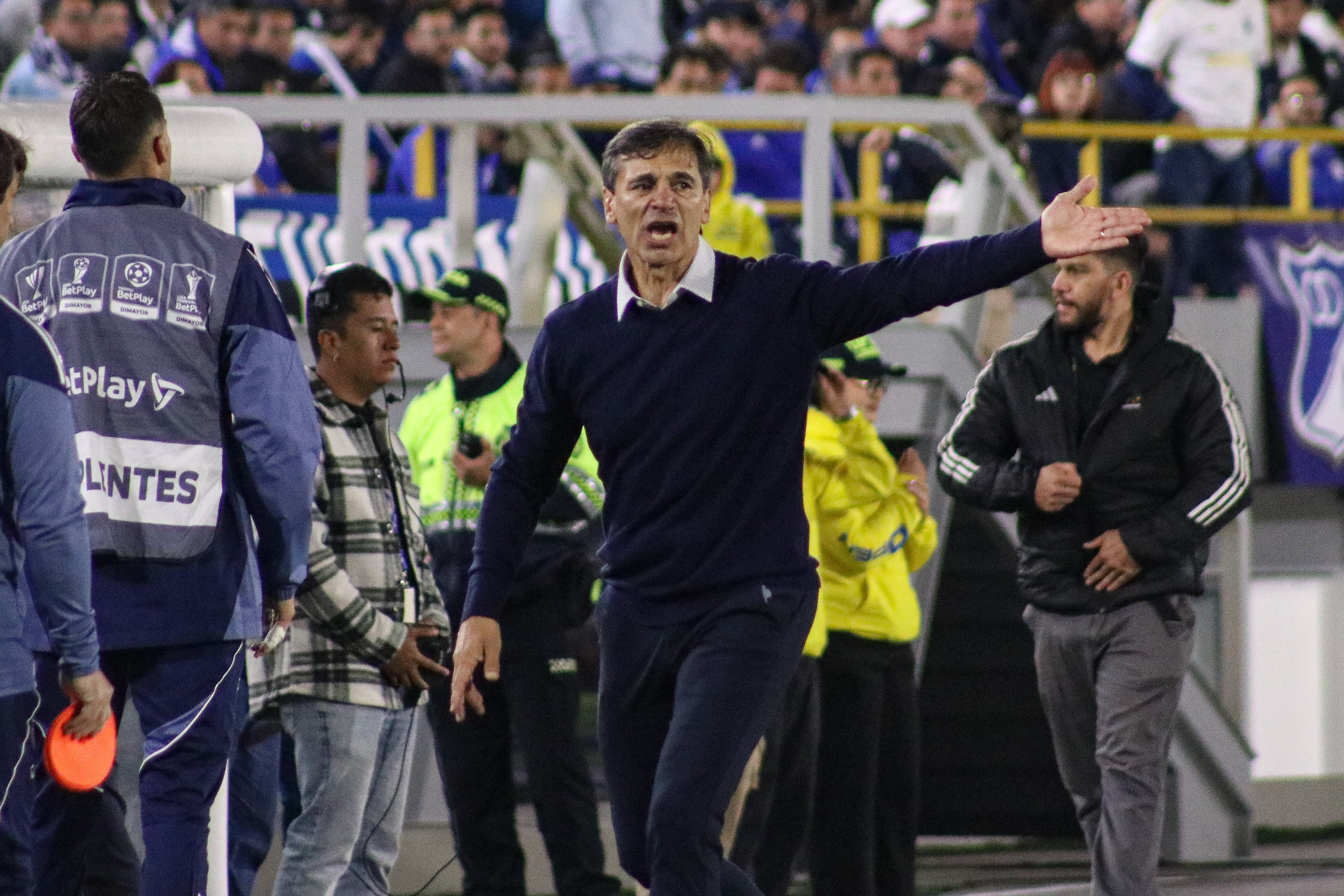 Fabián Bustos, extécnico de Millonarios salió luego de 61 partidos en el cuadro de Bogotá.