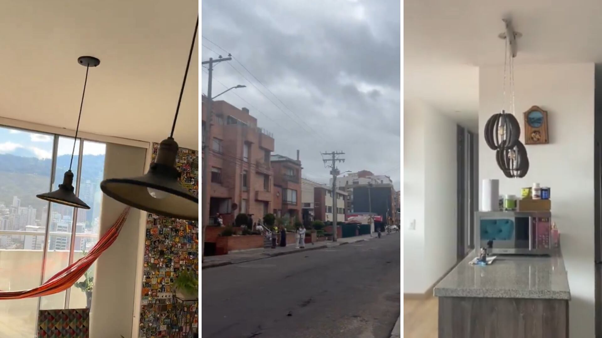 Imágenes revelan cómo se sintió el fuerte temblor en ciudades como Bogotá.