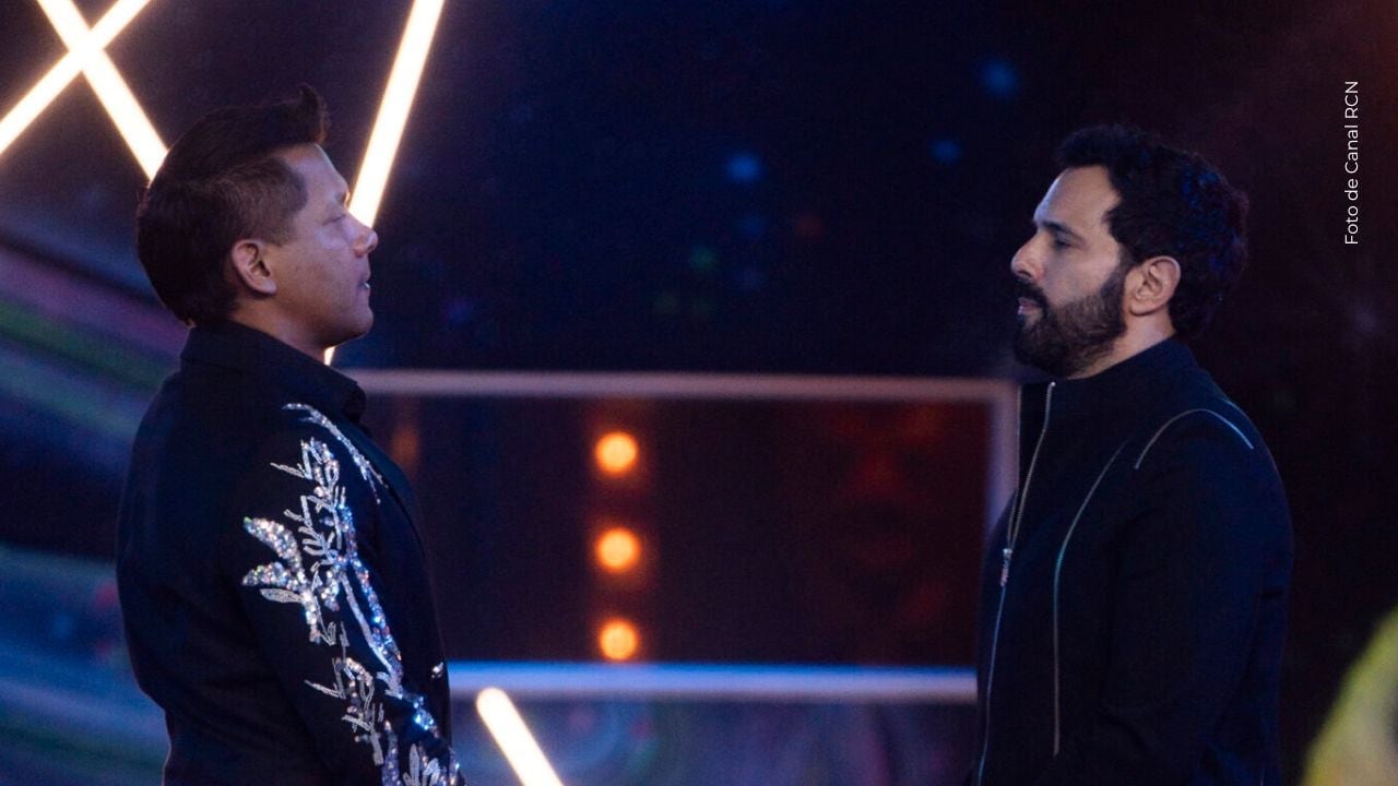 Juanda Caribe y Alejandro Estrada, finalistas de 'La casa de los famosos'.